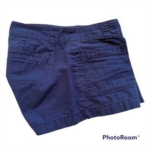 Old Navy Dark Blue Hook and Zip Shorts Size 2